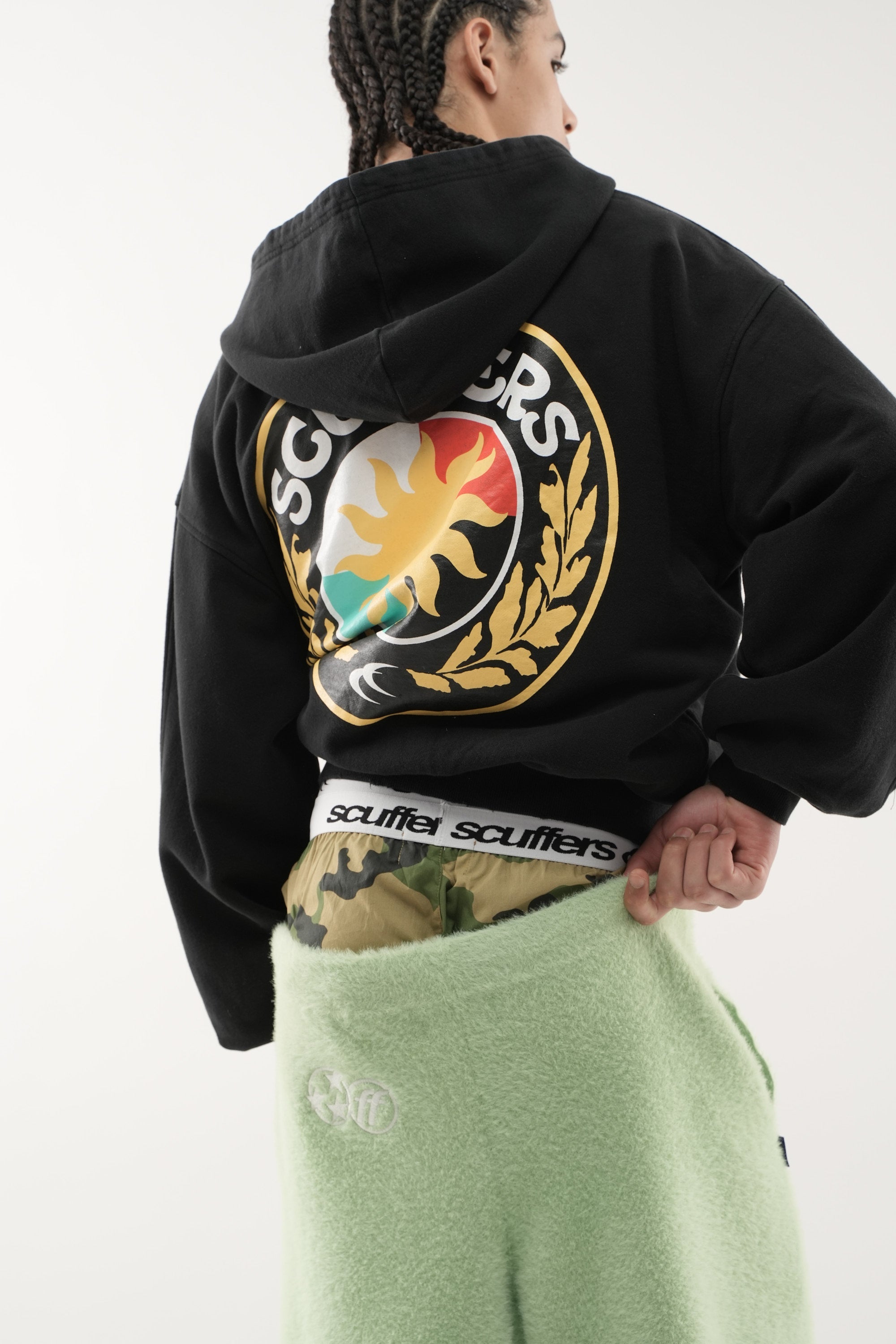 Champ Black Zipped Hoodie