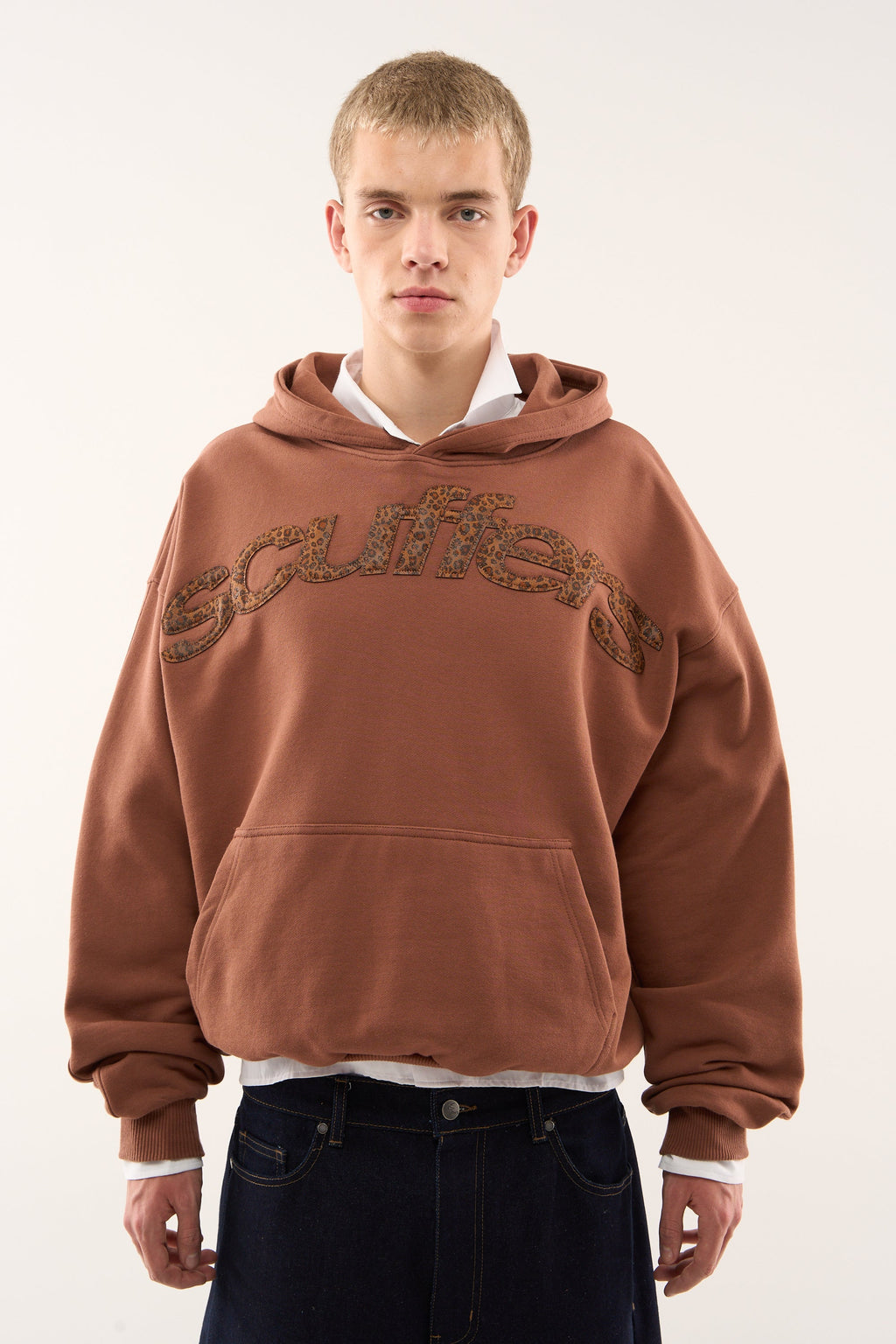 Animal Brown Hoodie
