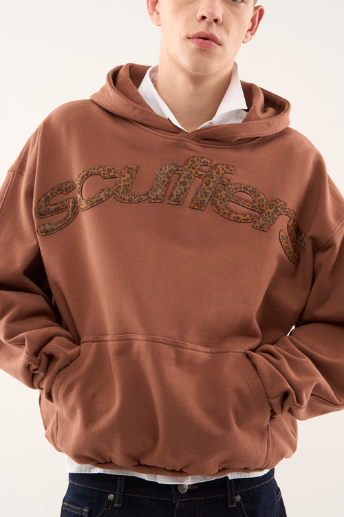Animal Brown Hoodie