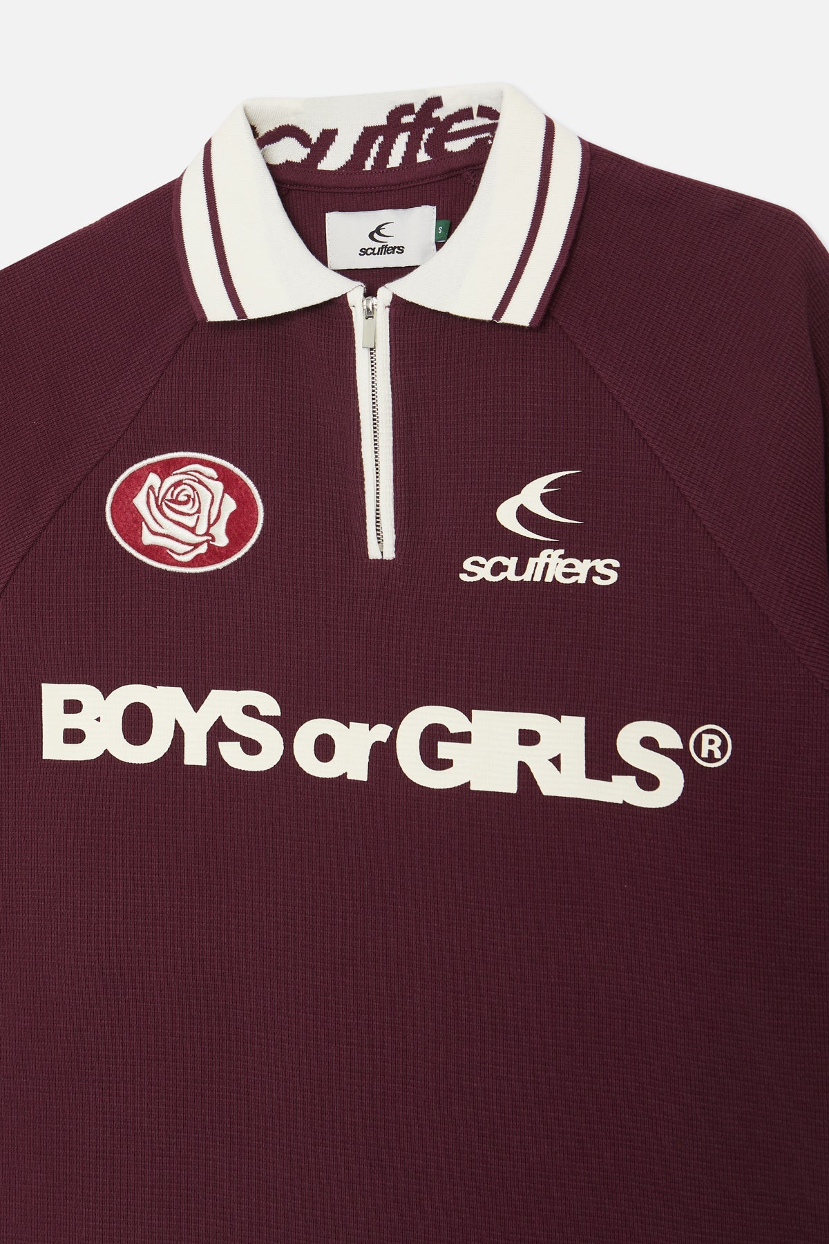 Boys or Girls Burgundy Polo