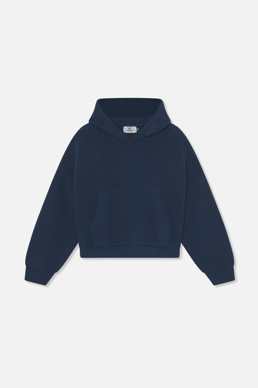 Bawdy Navy Knit Hoodie