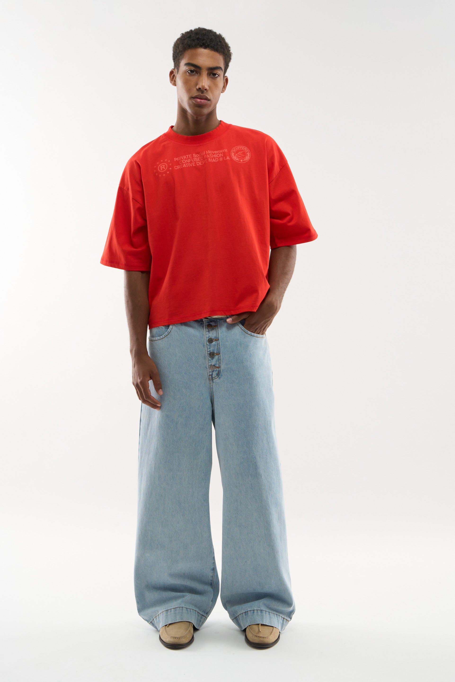 Confused Red T-Shirt