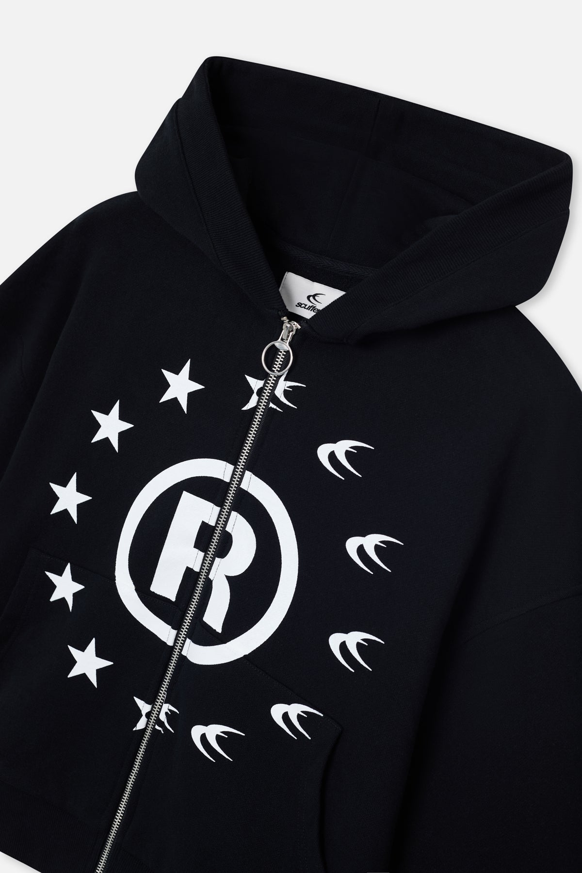 Confused Black Zipper