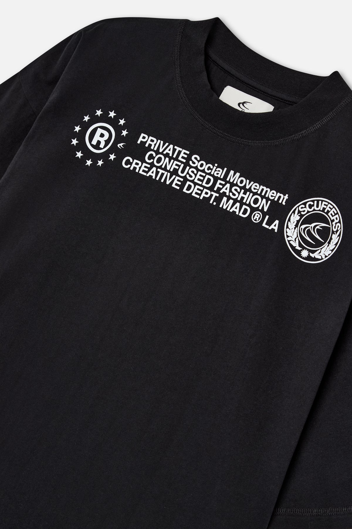 Confused Black T-Shirt