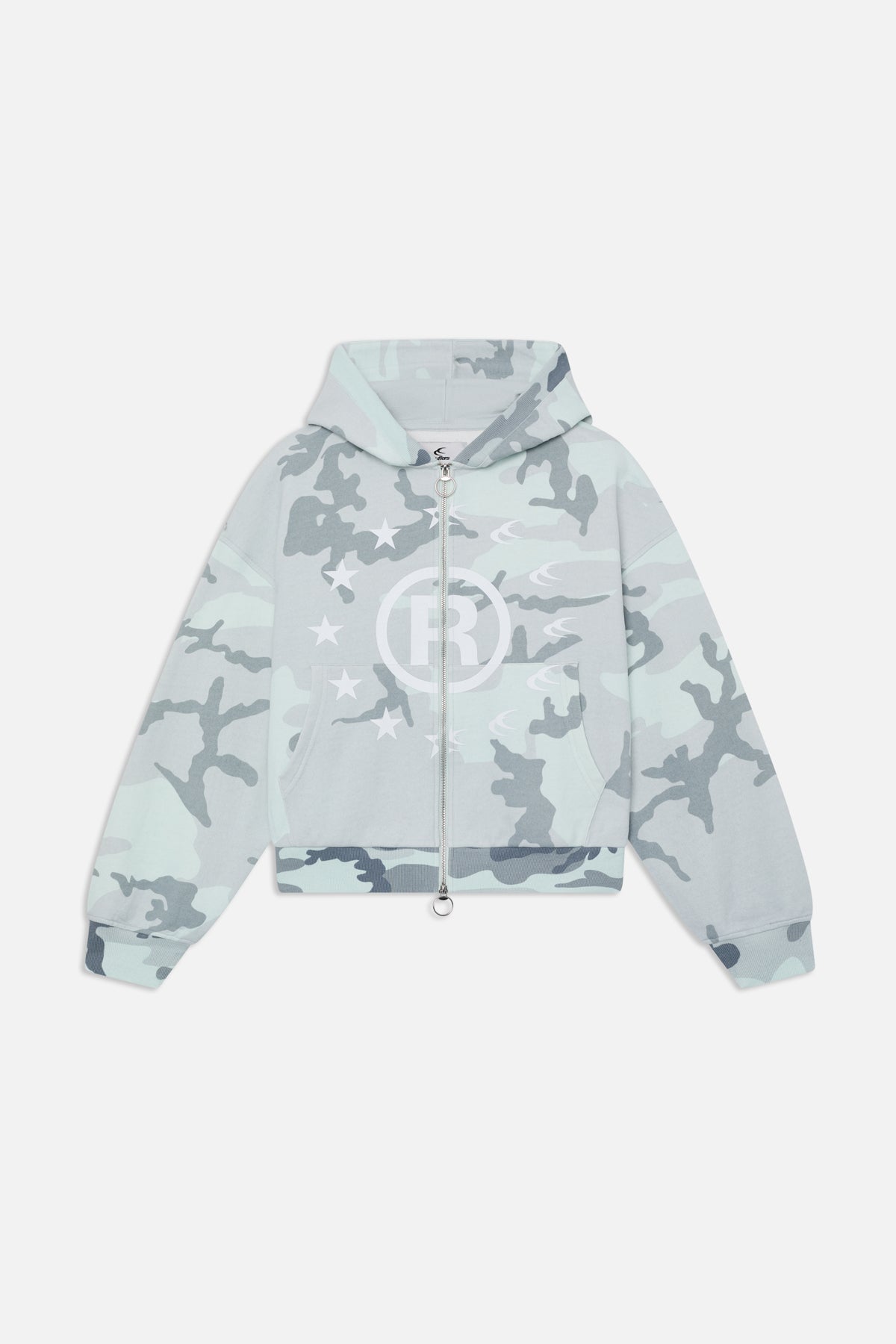 Confused Grey Camo Zipper