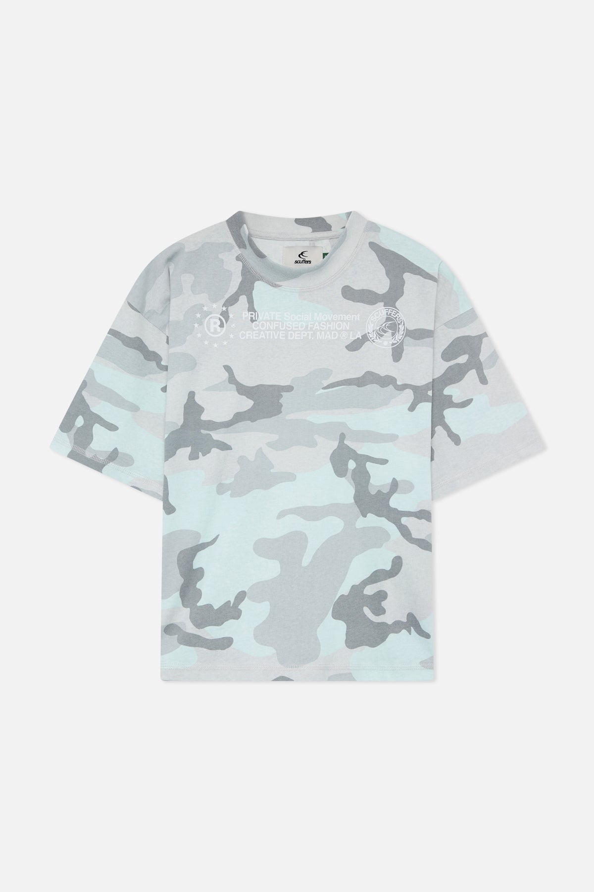 Confused Light Grey Camo T-Shirt
