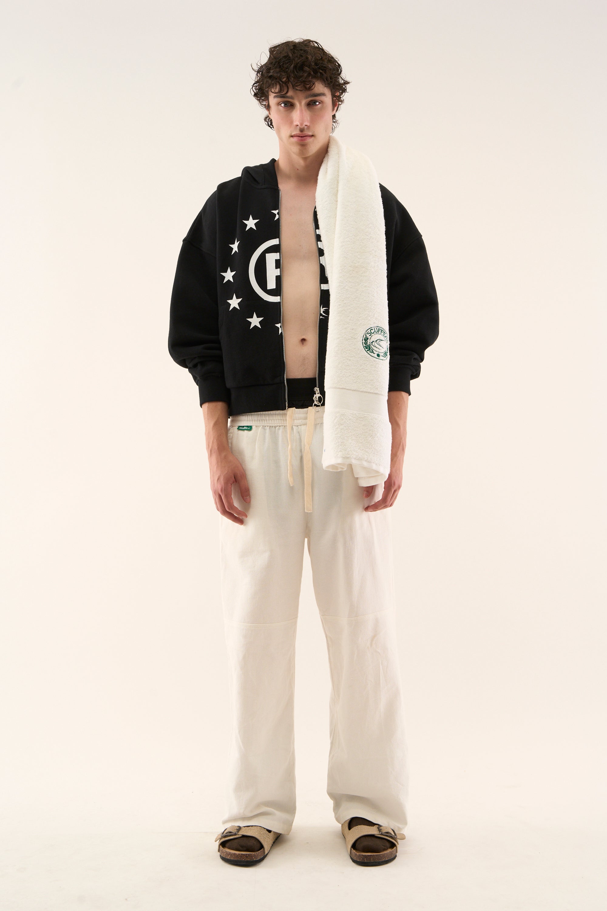 Confused Black Zipper