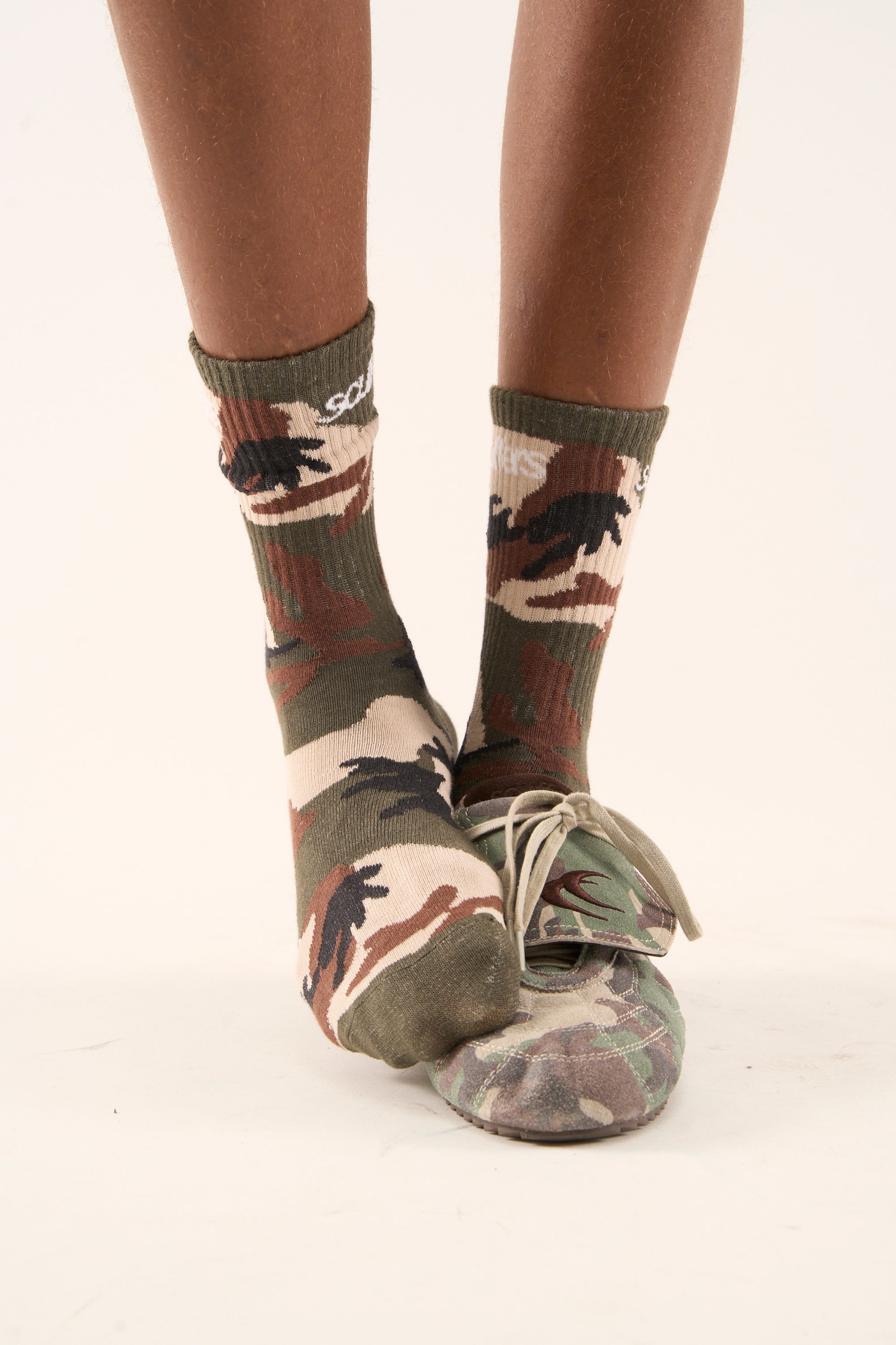 Camo Green Socks