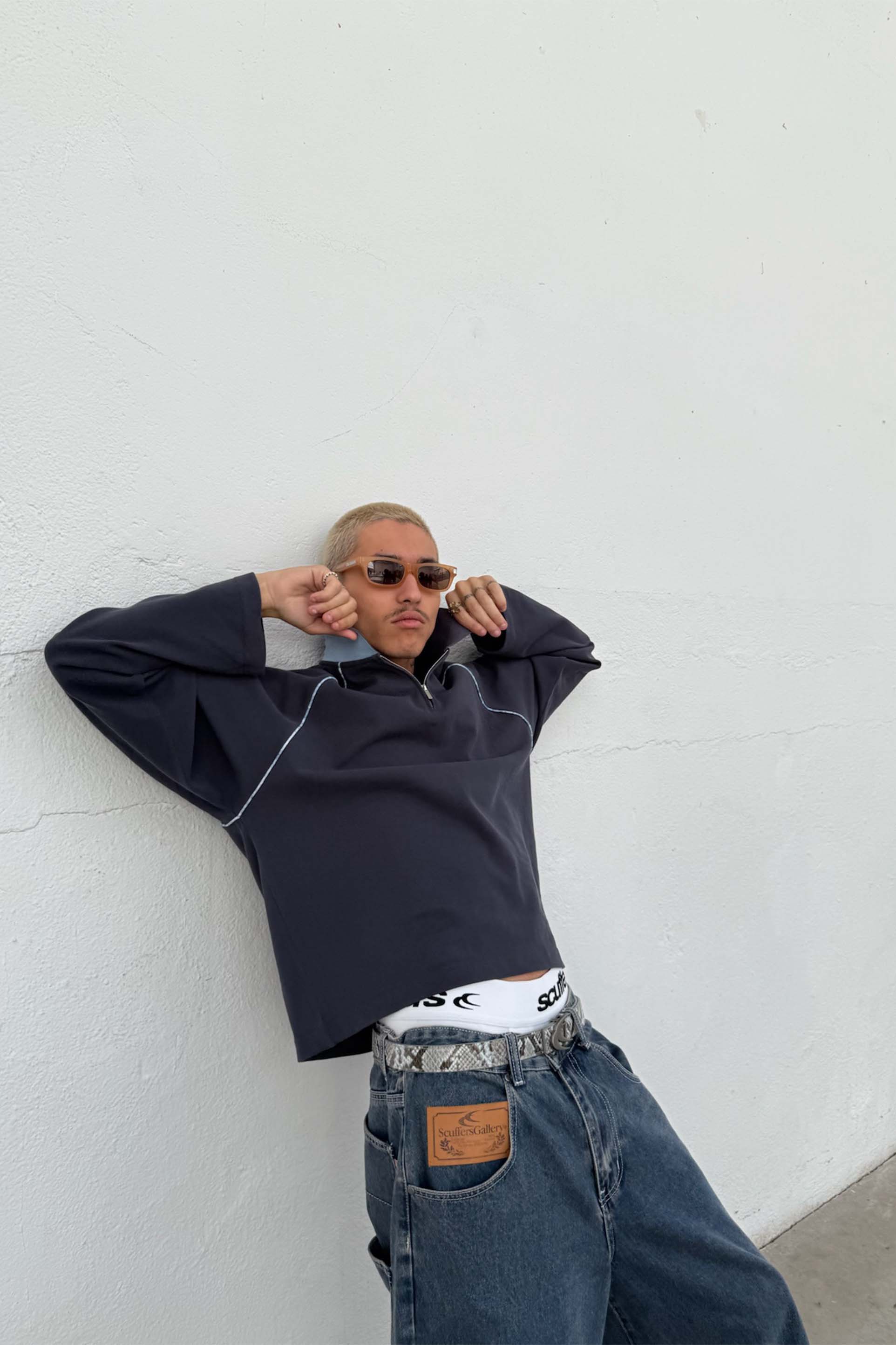 Animal Line Blue Polo