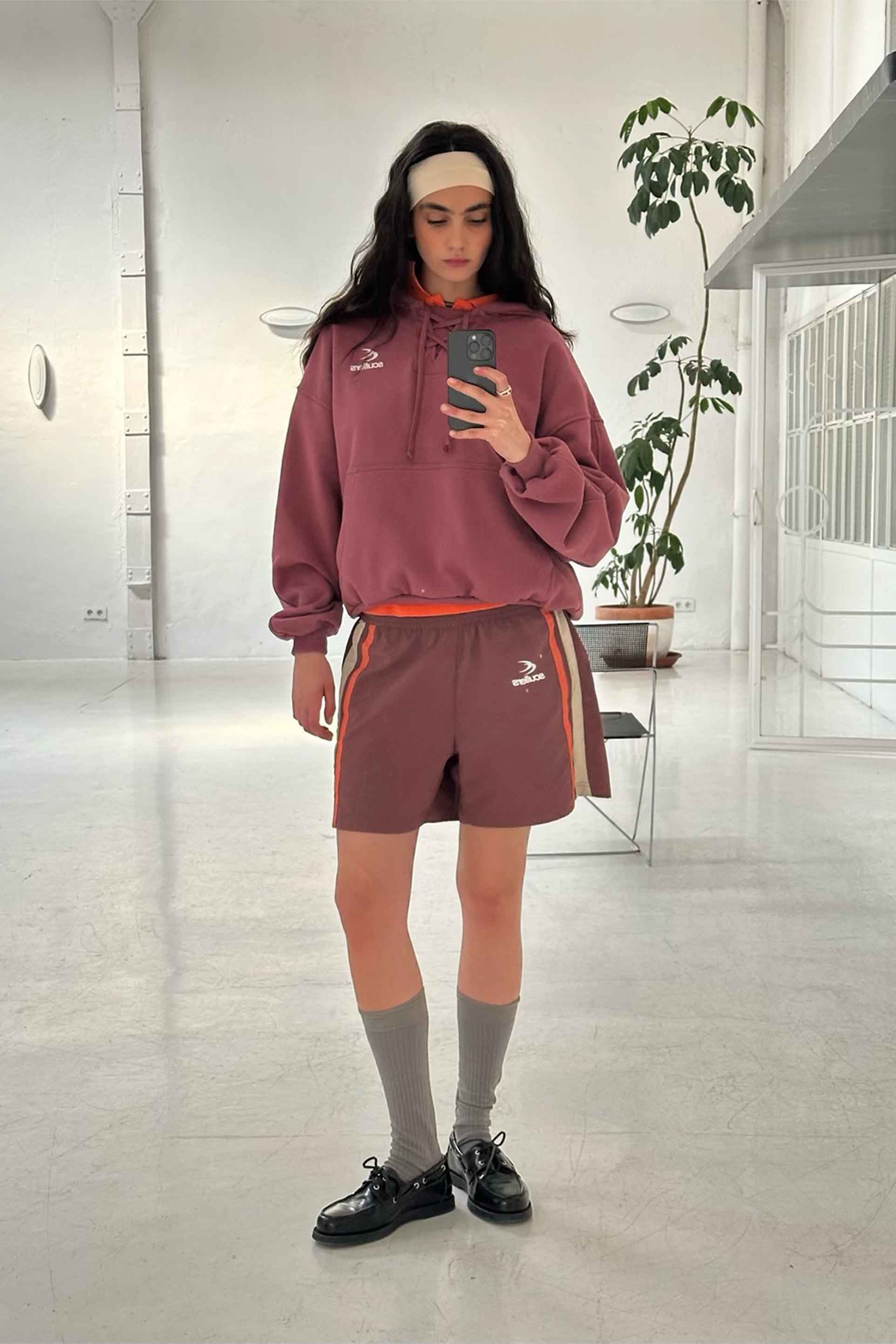 Boys or Girls Burgundy Hoodie