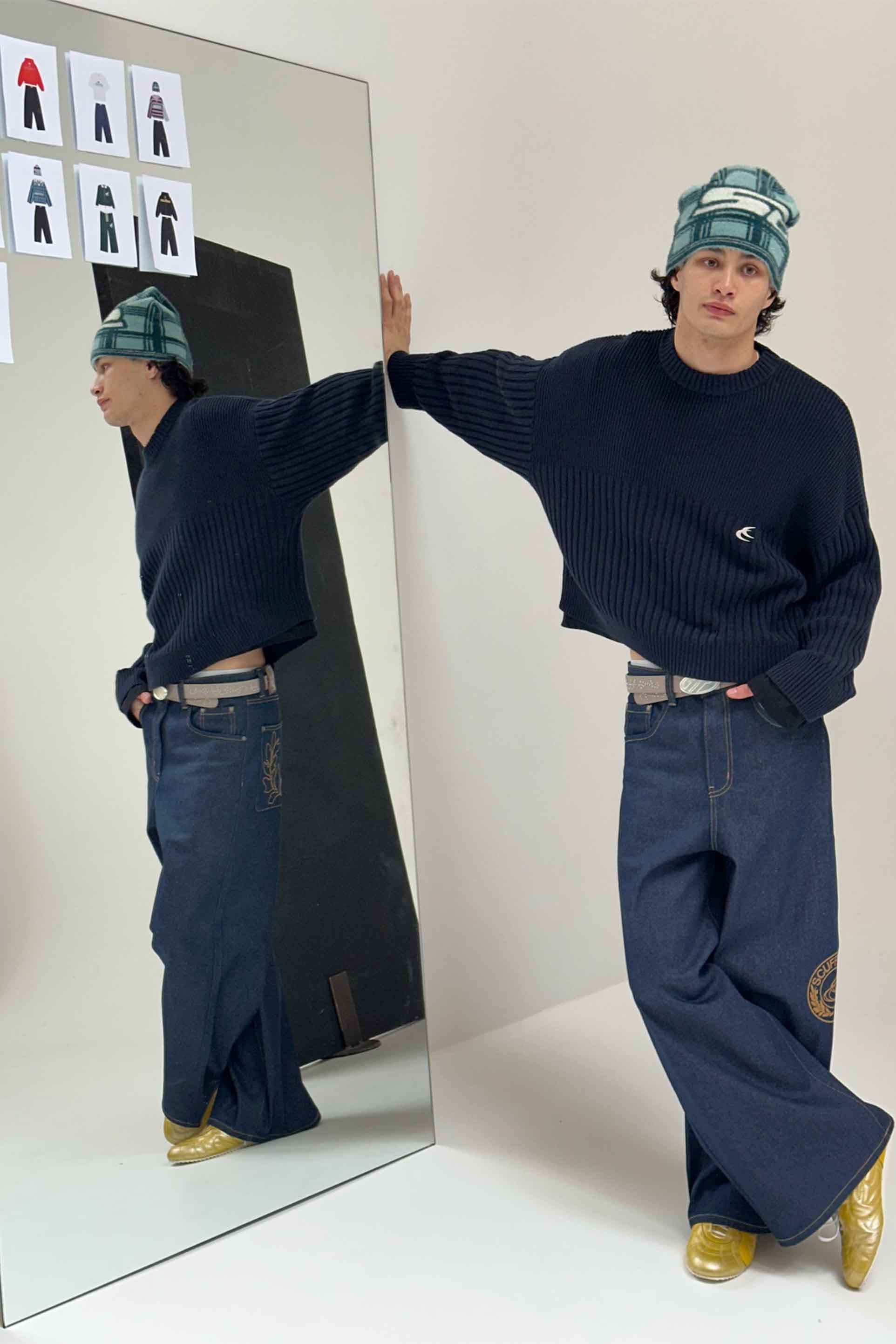 Bimbo Dark Blue Pants