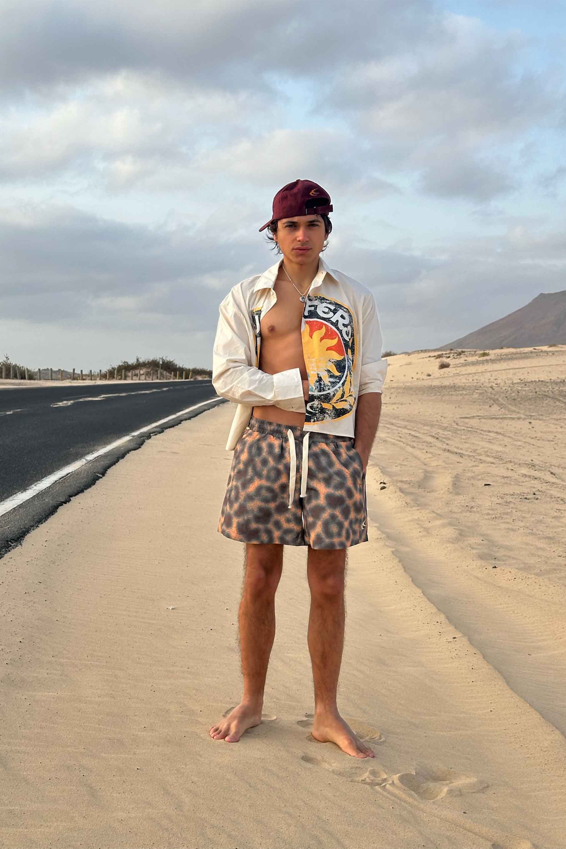 Cheetah Brown Swimpants