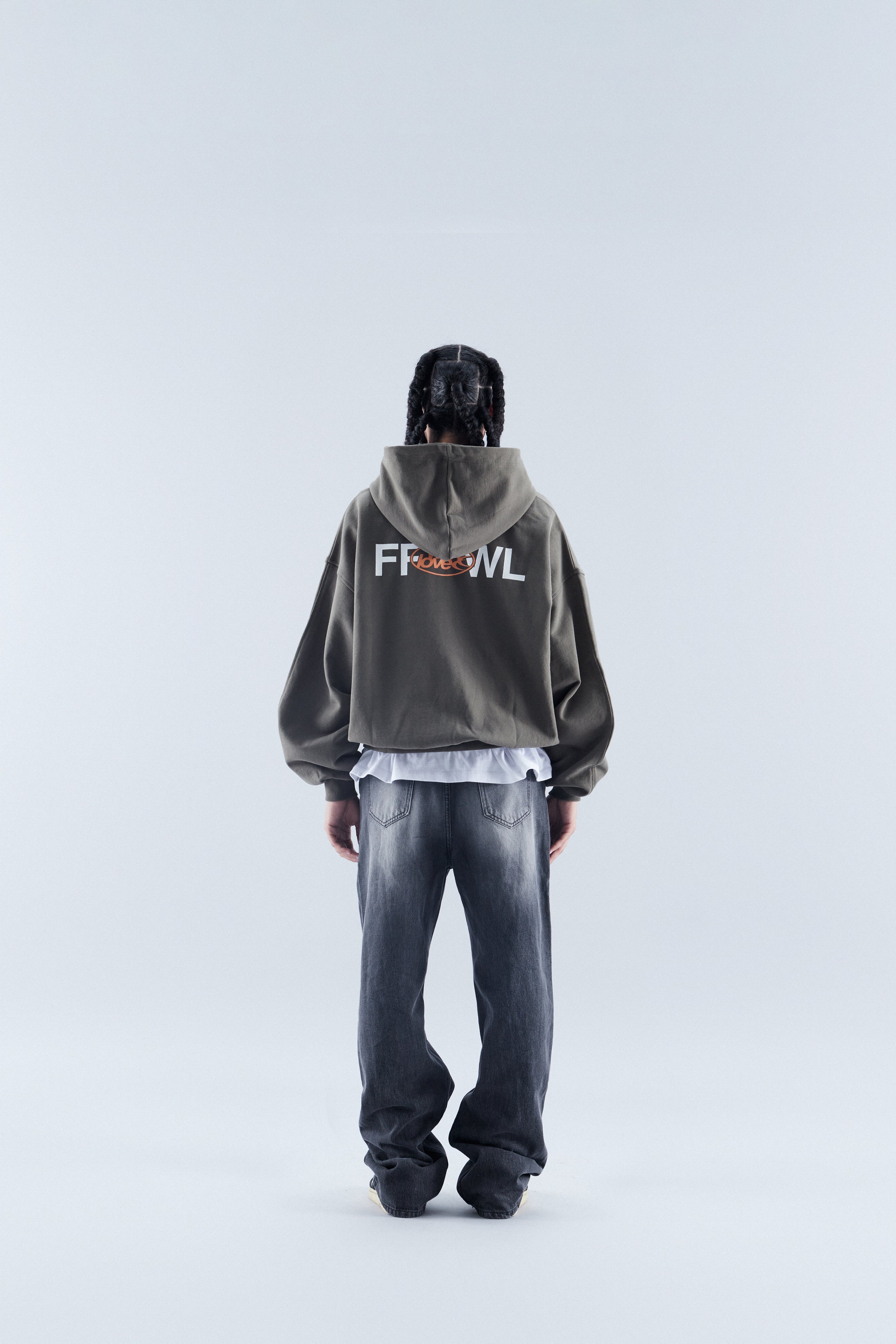 Caviar Olive Zipped Hoodie